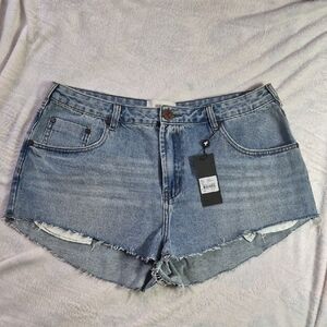 One Teaspoon The One Denim Shorts Size 34 NWT
